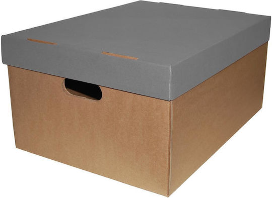 Kasten Classic Graues mit Deckel A3 H21x32x44cm