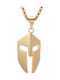 Halskette Goldene Helm Antiker Griechischer Spartanischer Krieger Ancient Greek Spartan Warrior Gold Helm Halskette Molfs