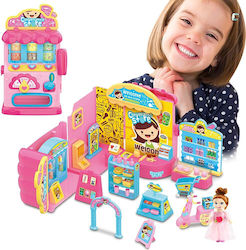 Bakaji Miniatur-Spaßspielzeug Supermarkt Set mit Puppe & Zubehör für Kinder 02052798