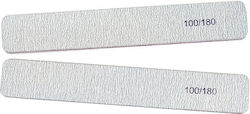 Λίμα Νυχιών Ασημί 100/180 17.5x3cm 2pcs