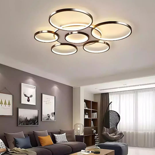 Angekommen Moderne 3 Farben Integrierte LED Deckenleuchte Moderner Beleuchtung-80 × 80 × 10 Cm Angekommen Moderne 3 Farben Integrierte LED Deckenleuchte Moderner Beleuchtung-80 × 80 × 10 Cm