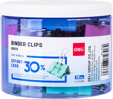 Deli Clamp 32mm No3 30% Effortless Assorted 24 Pieces Product Sold Individually Pieces Each