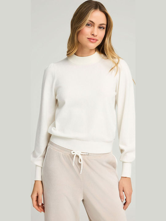 Funky Buddha Women's Sweater White