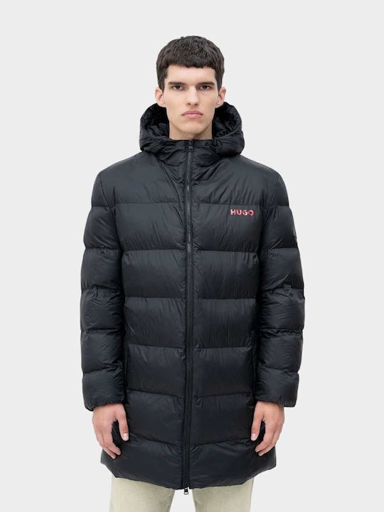 Mati2541 Μπουφάν Puffer Αδιάβροχο Black