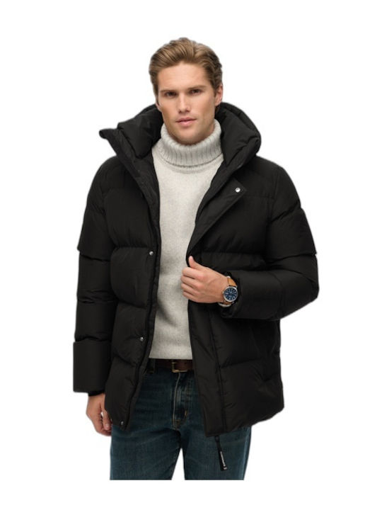 Superdry Geacă Puffer Neagră