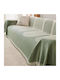 ForHome Ριχτάρι Πολυθρόνας Chenille 180x180εκ. Πράσινο