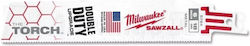 Milwaukee 48475789 Остриета За Саблен Трион За Тежкотоварни Метали 300mm Комплект 5 Milwaukee 48475789 Остриета За Саблен Трион За Тежкотоварни Метали 300mm Комплект 5