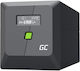 Green Cell UPSLM600 Unitate UPS Linie Interactivă 1000VA 600W