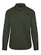Long-sleeved Cotton Shirt Army Green