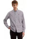 Langärmlig Baumwolle Hemd Opt White, Navy, Pop Red