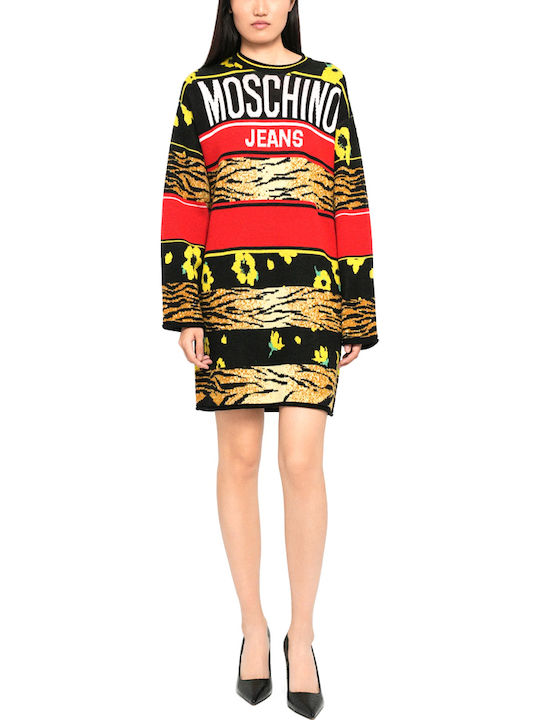 Moschino Knitted Dress All Day Red