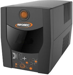 Infosec UPS Line-Interactive 1000VA 500W