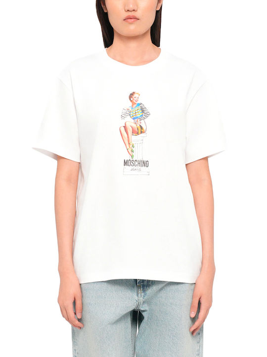 Moschino T-Shirt Λευκό