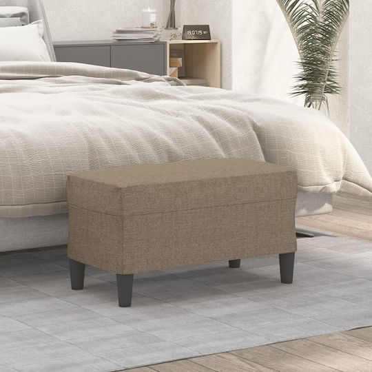 Taupe Bench Stool 70x35x41cm