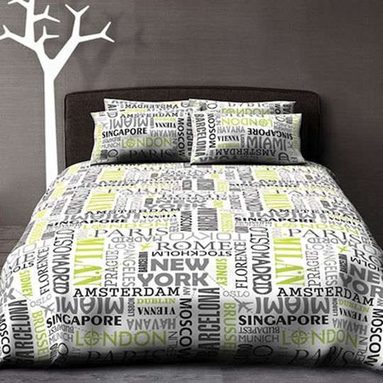 Viokarpet Чаршаф Кралица 240x260см. Home Сив