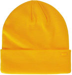 4F Beanie Beanie Knitted in Yellow color