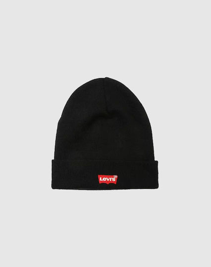 Batwing Beanie Männer Beanie Gestrickt in Schwarz Farbe