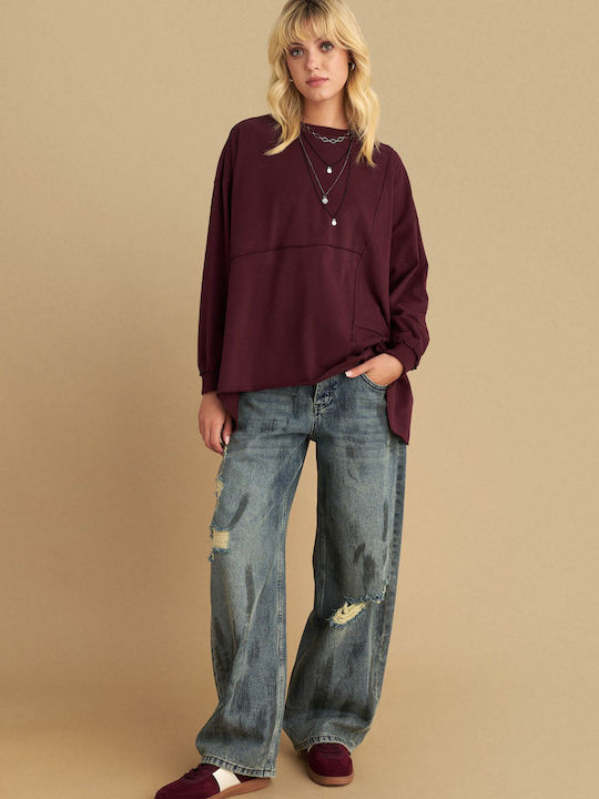 attrattivo Damen Sweatshirt Red