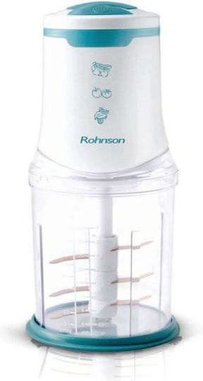 Rohnson Πολυκόπτης Multi 650W με Δοχείο 1lt Λευκός
