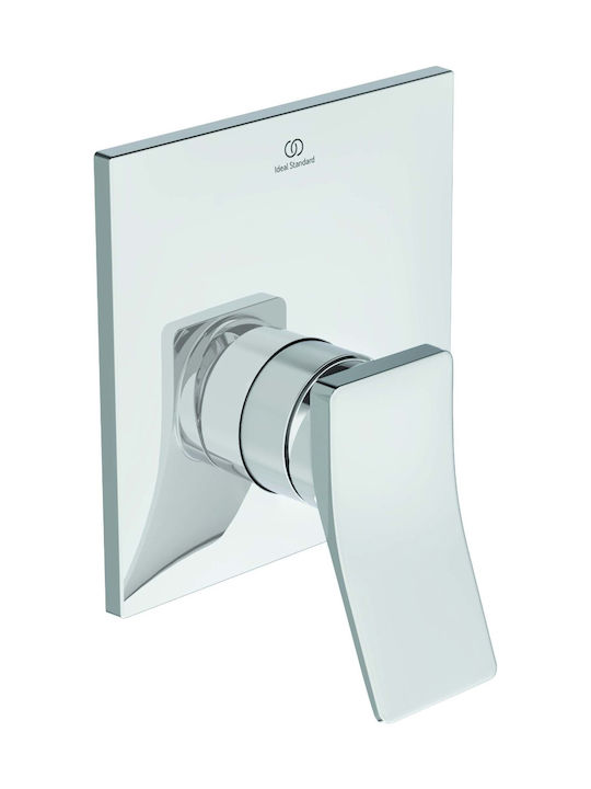 Ideal Standard Αναμεικτική Μπαταρία Μπανιέρας Ασημί