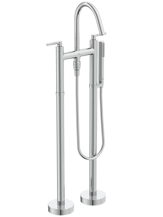 Ideal Standard Αναμεικτική Μπαταρία Μπανιέρας Ασημί