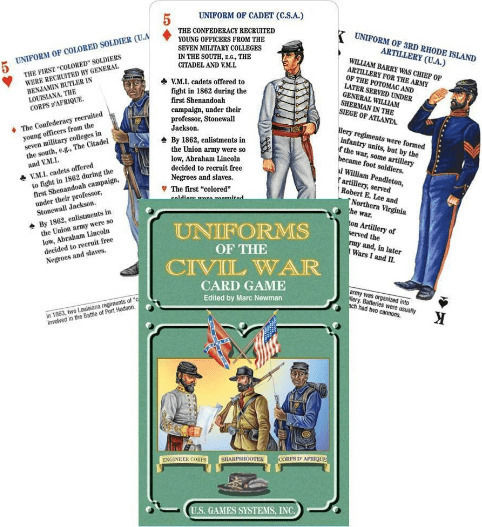 Civil War Series Kartenspiele Uniformen Civil War Spielkarten-Deck