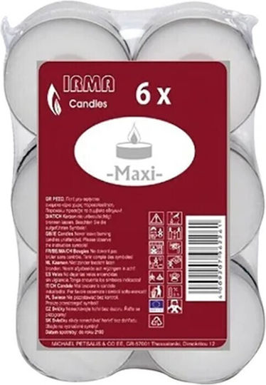 Arte Regal Tealights with Aromatic 6 Pieces