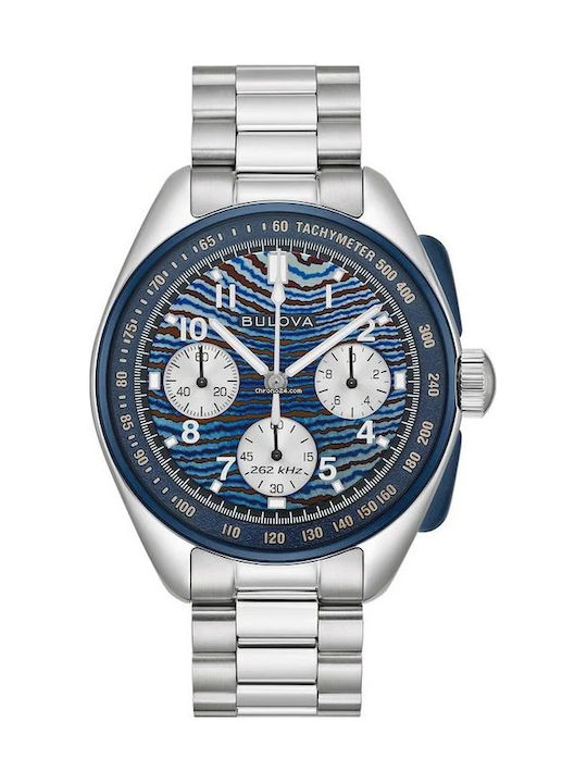Bulova Women's Watch Chronograph with Silver Metal Bracelet