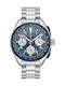 Bulova Women's Watch Chronograph with Silver Metal Bracelet