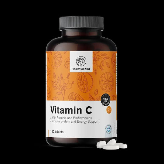 Healthy World Vitamin C for Immune System Boost, the Skin & Antioxidant Action 1000mg Rosehip 120 jelly beans