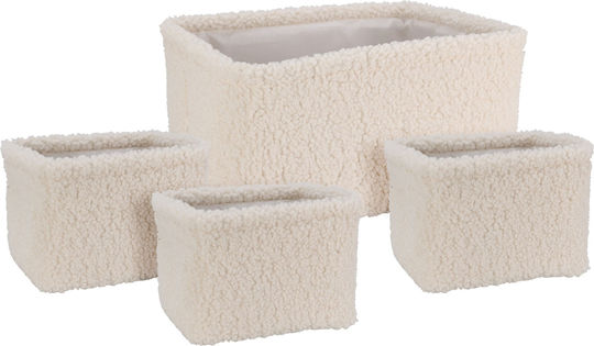 Καλάθια Basket Teddy Set 4 White Aae444270 8721037782111