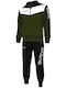 Tuta Visa Trainingsanzug Khaki-white-black