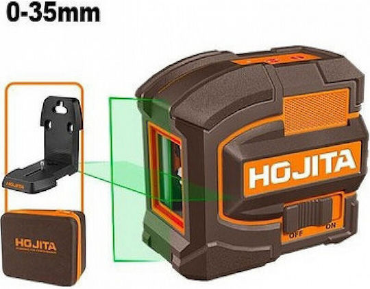 Hojita Self-leveling Linear Laser Level Green Beam 1.5V with Working Range 35m