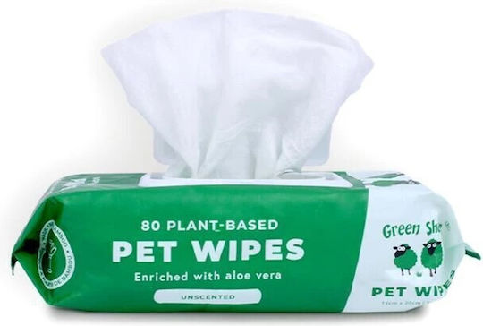 Green Sheep Cleaning Wipes Aloe Vera 80pcs