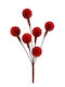 Red Velvet Branch Christmas Wreaths H42cm