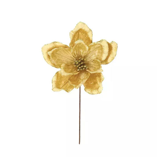 Marhome Weihnachtsdekoration Stoff Blume Länge 20cm.