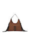 Leather Women's Bag Shoulder Tabac Brown