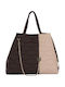 Women's Bag Shopper Shoulder Beige
