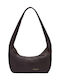 Leder Damentasche Schultertasche Braun