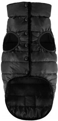 Wau Dog Hundemäntel Wasserdicht Schwarz 45cm Mittel