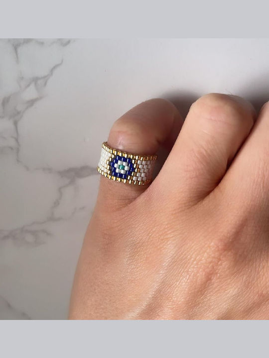 The Gem Stories Damen Vergoldeter Ring