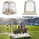 Vevor Winter Fishing Tent Pop Up Transparent for 1 Person 127x127x170cm