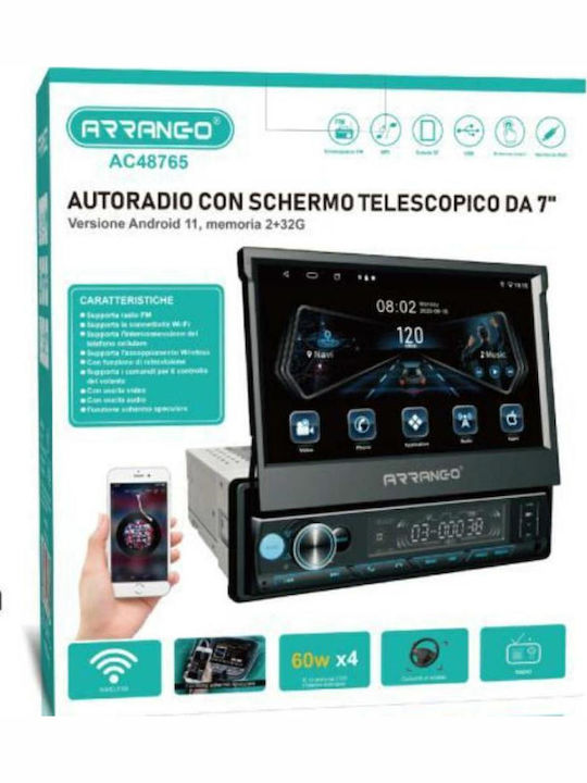 Arrango Auto-Audiosysteme 1 DIN Bluetooth USB