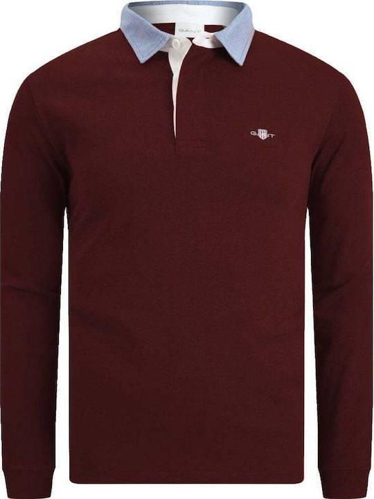Gant Polo Long Sleeve Blouse Rosewater