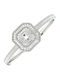 Xrisokosmima Women's Bracelet Handcuffs made of Silver with Zircon