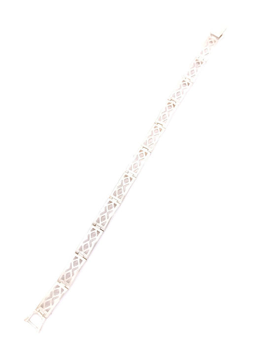 PS Silver Ανδρικό Βραχιόλι από Ασήμι 20.5cm