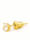 Nire Earrings made of Silver Gold Plated with Stones
