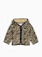 Kids' Sports Jacket Short with Hood Brown Minicats