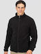 Herren Fleecejacke Schwarz