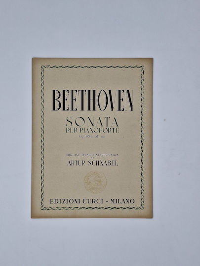 Beethoven Sonata Op 90 In Mi Min Σονάτα Op 90 Μι Ελάσσονα Per Pianoforte